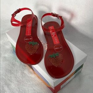 Katy Perry Collections Red Strawberry Sandals